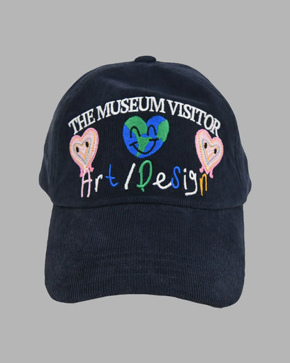 [New Jeans Danielle Worn] The Museum Visitor Globy & Lovey BallCap (NAVY)