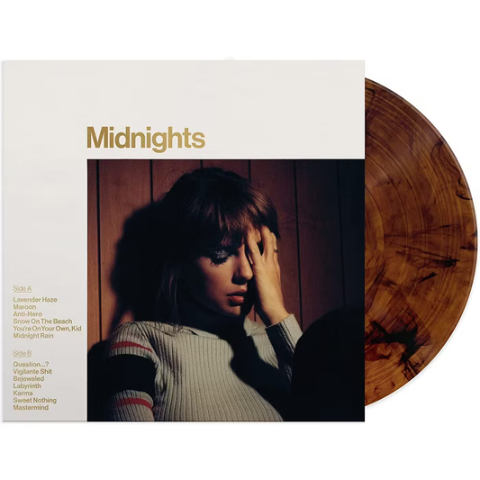 Taylor Swift - 'Midnights' 10th Album - Mahogany Color Vinyl LP