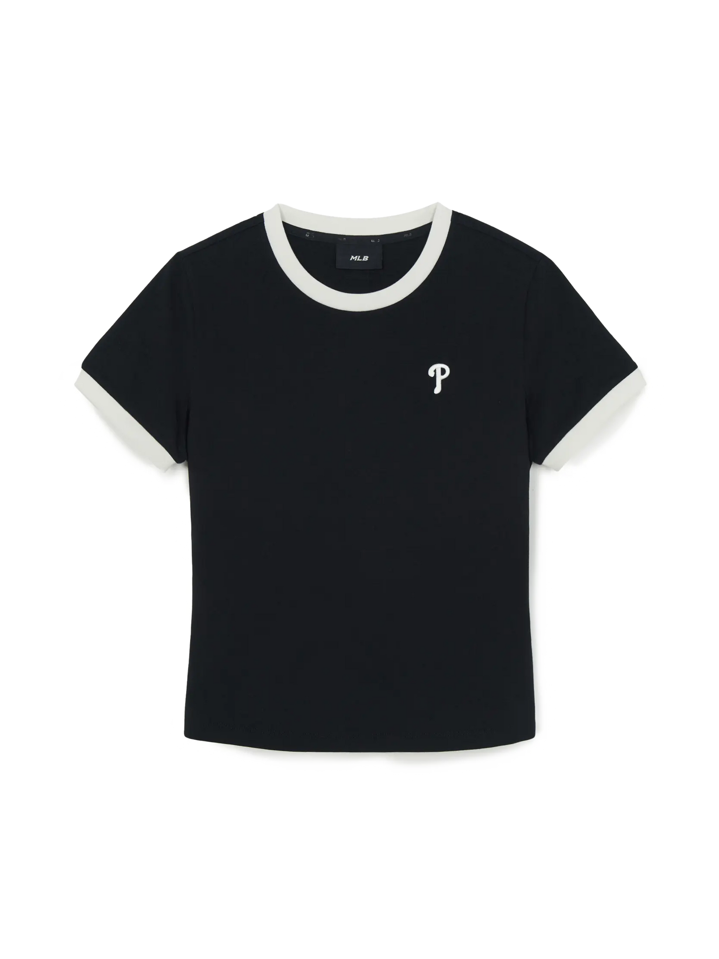 [Aespa Karina Worn] 26 Summer MLB Women's Basic Small Logo Ringer T-shirt
