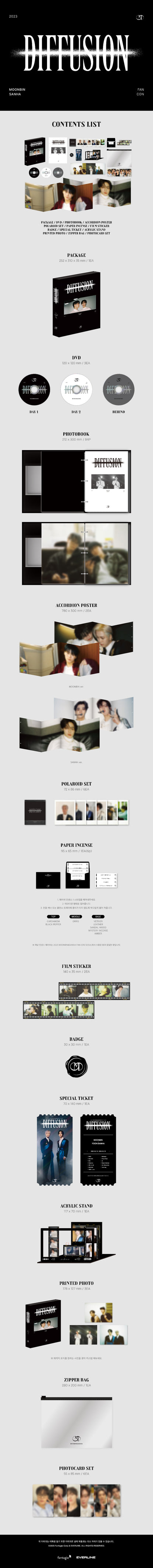 (ASTRO) Moonbin & Sanha - 2023 MOONBIN&SANHA FANCON: DIFFUSION - DVD ver.