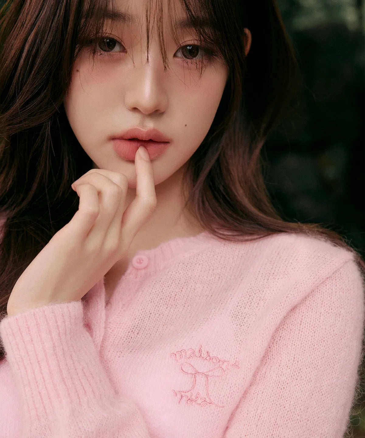[Jang Wonyoung Pick] ROLAROLA MOHAIR WOOL BLENDED CARDIGAN