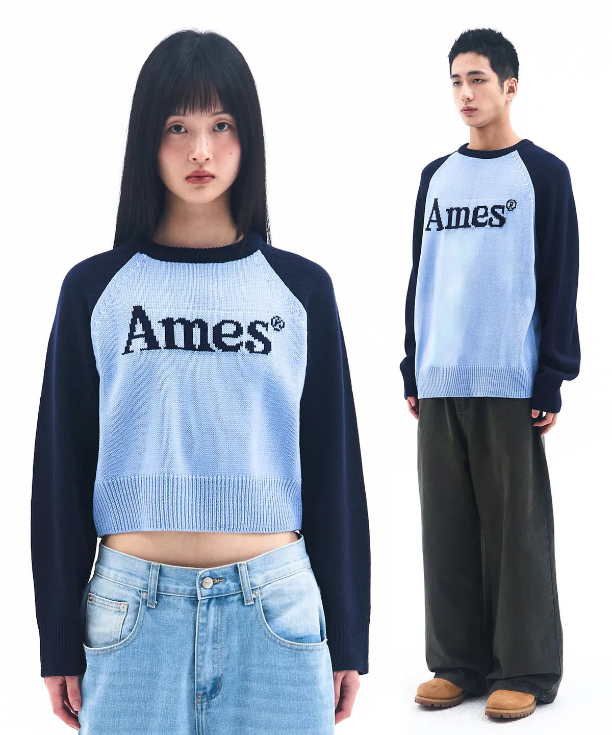 [Qwer Pick] 25FW Ames Basic Raglan Pullover Knit