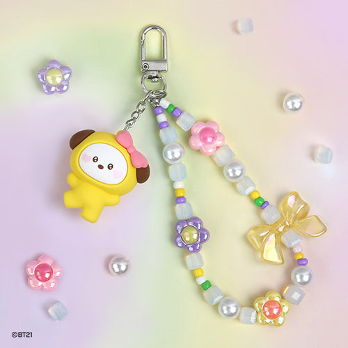 BTS BT21 Monopoly Beads Strap Keyring