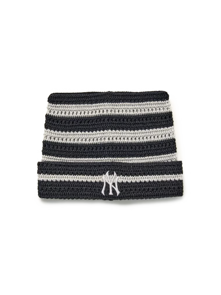 [Aespa Karina Pick 26 Summer] MLB Summer Stripe Meow Beanie