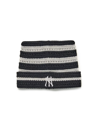 [Aespa Karina Pick 26 Summer] MLB Summer Stripe Meow Beanie