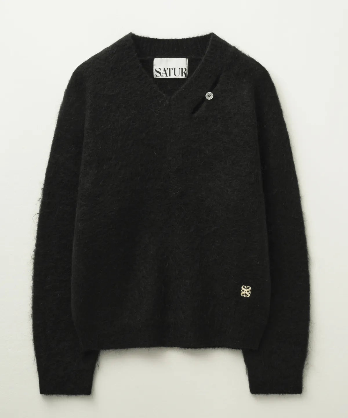[Riize Pick] 25FW Satur Essen Two-Tone Mohair Pullover Knit