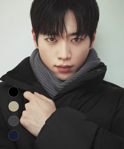 [Seo Kang-Jun Pick] Draw Fit Soft Ribbed Knit Muffler