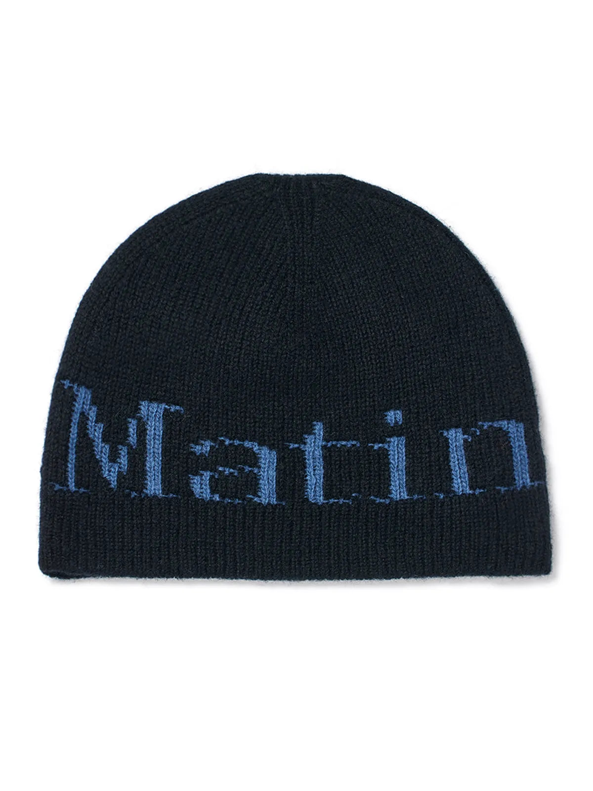 [Twice Momo Pick] Matin Kim Logo Jacquard Knit Beanie