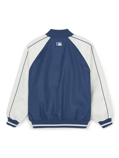 [Aespa Karina & TWS Pick] 26SS MLB Nylon Front Cursive Varsity Jacket – New York Mets
