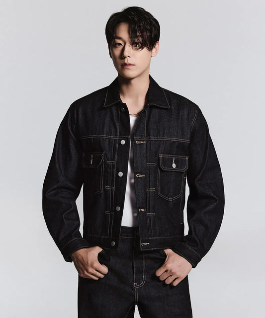 [Lee Do-hyun Pick] 25FW MS Selvedge Denim Trucker Jacket 2 - Deep Indigo