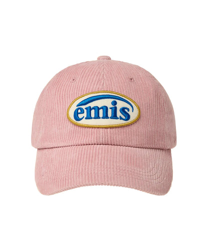 [Blackpink Jisoo Worn] EMIS Corduroy Wappen Ball Cap