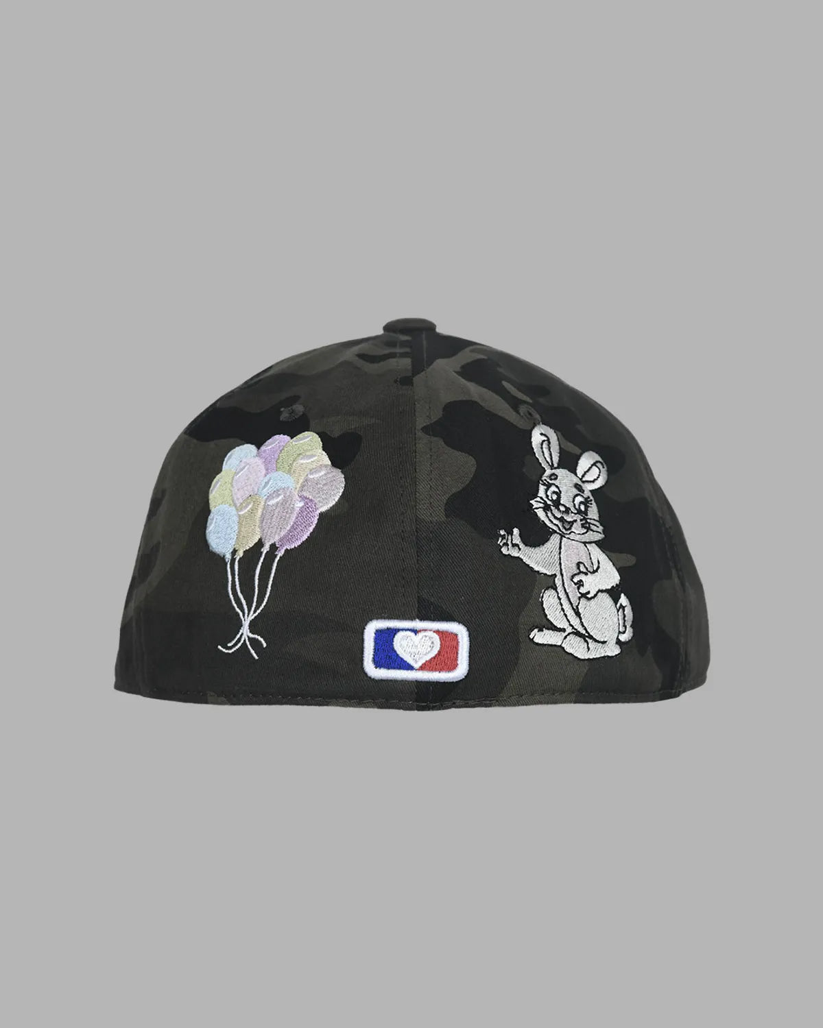 [Nmixx Haewon Worn] The Museum Visitor Rabbit Embroidery Cap