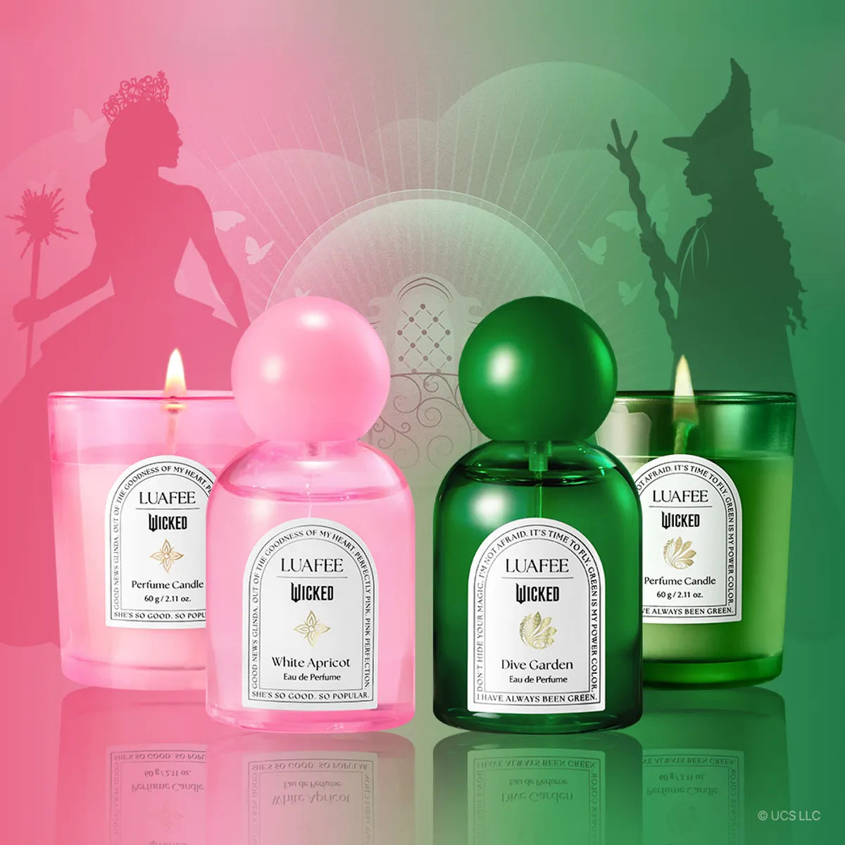 LUAFEE Wicked Perfume & Candle Set