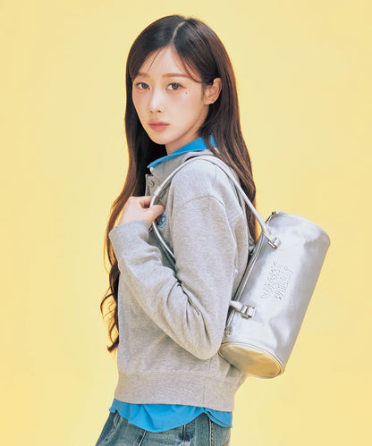 [Aespa Giselle Worn] 26SS Lily Volume Handle Cylindrical Bag