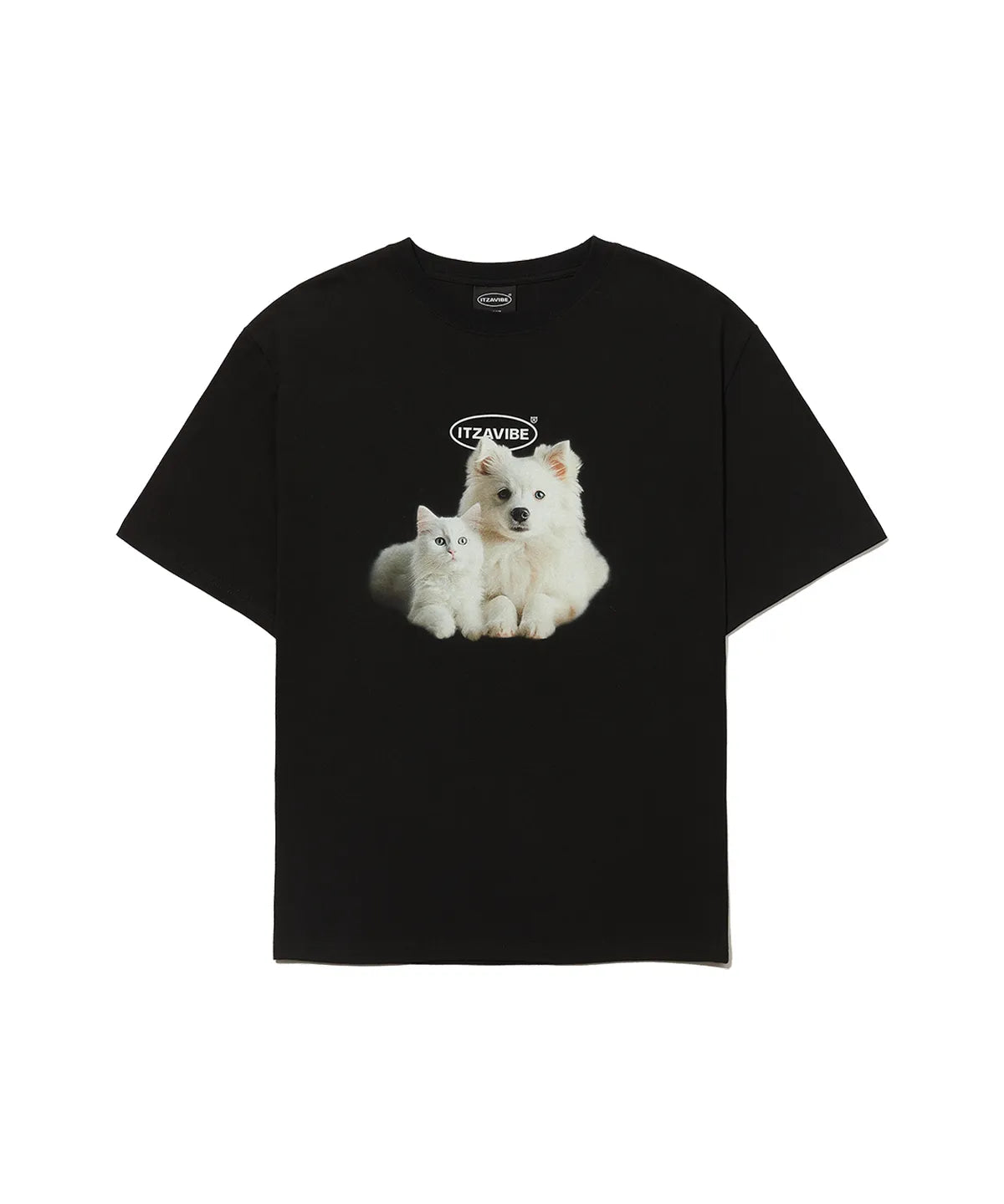 [Straykids BangChan Worn] Itzavibe Cat&Dog Friends T-Shirt