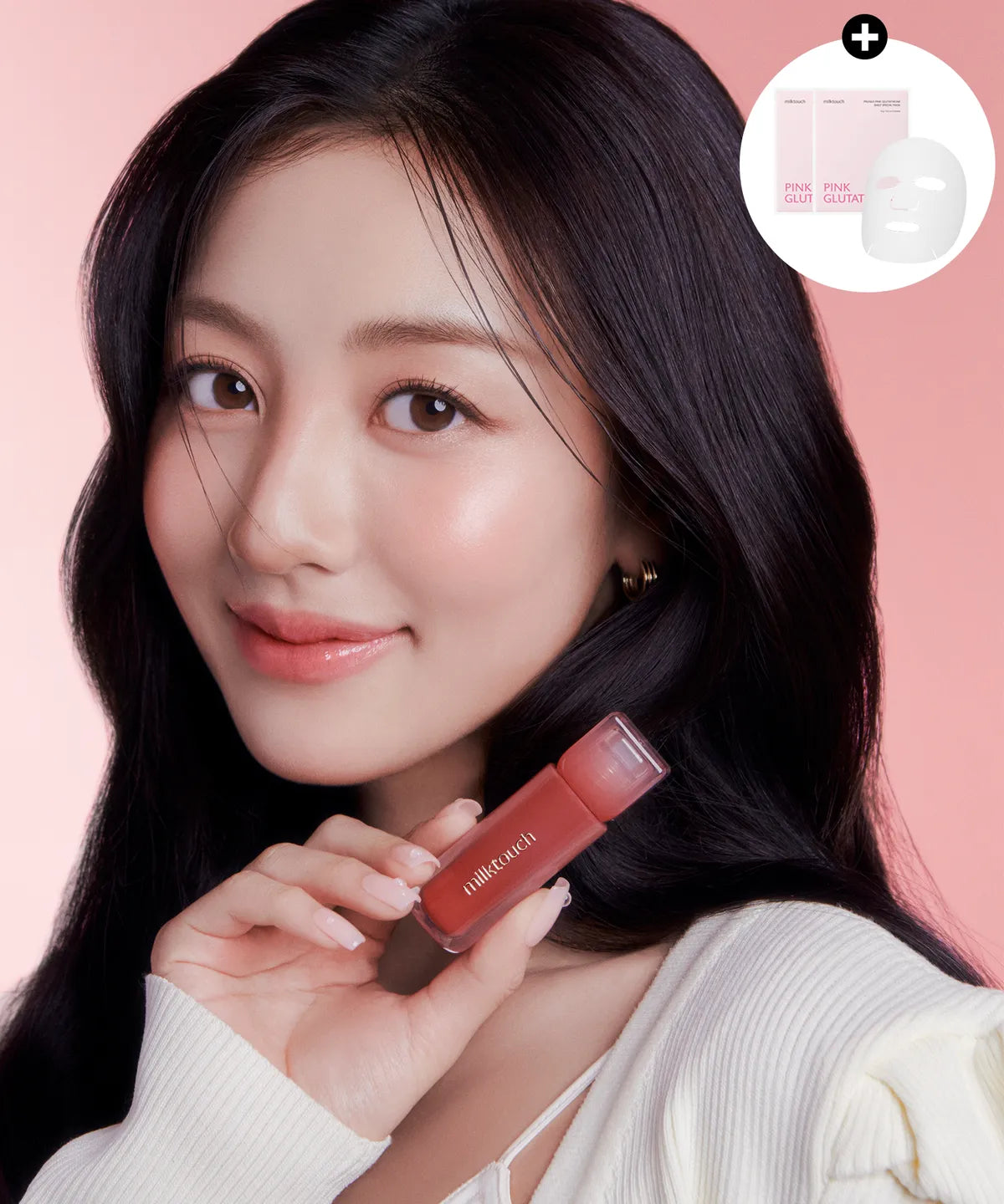 [Twice Jihyo Pick] Milk Touch Dew Stain Sheer Lip Gloss (+ 2 free glow packs)
