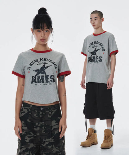 [Ateez Wooyoung Worn] Ames Worldwide Vintage Star Tee