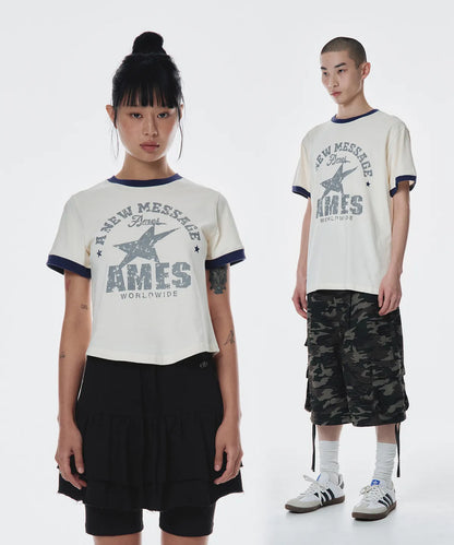 [Ateez Wooyoung Worn] Ames Worldwide Vintage Star Tee