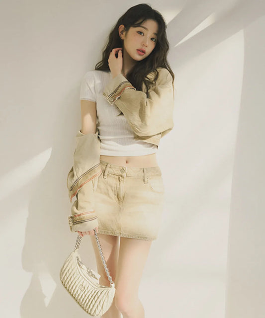 [Ive Wonyoung Pick] Tommy Jeans Iconic Quilting Shoulder Bag