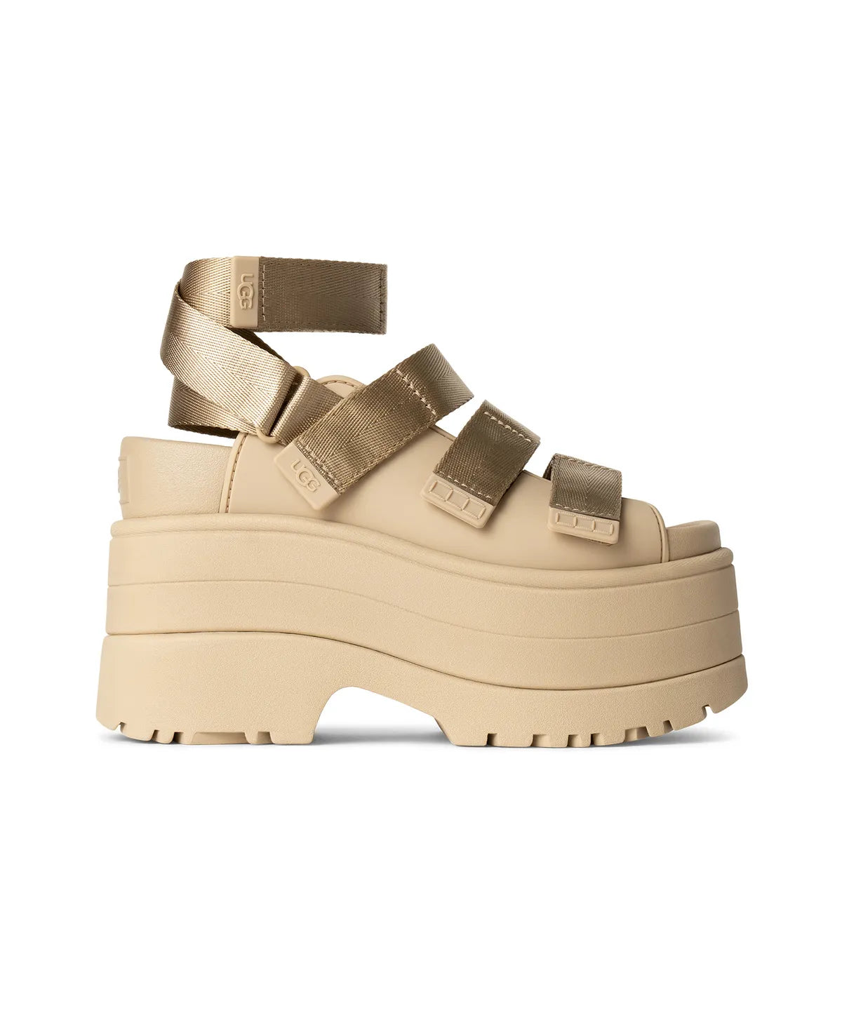 サンダル・ミュール UGG Golden Glow Platform Strap Slide Golden Glow Slide Jasmi UGG® GoldenGlow Slide for Women | UGG®