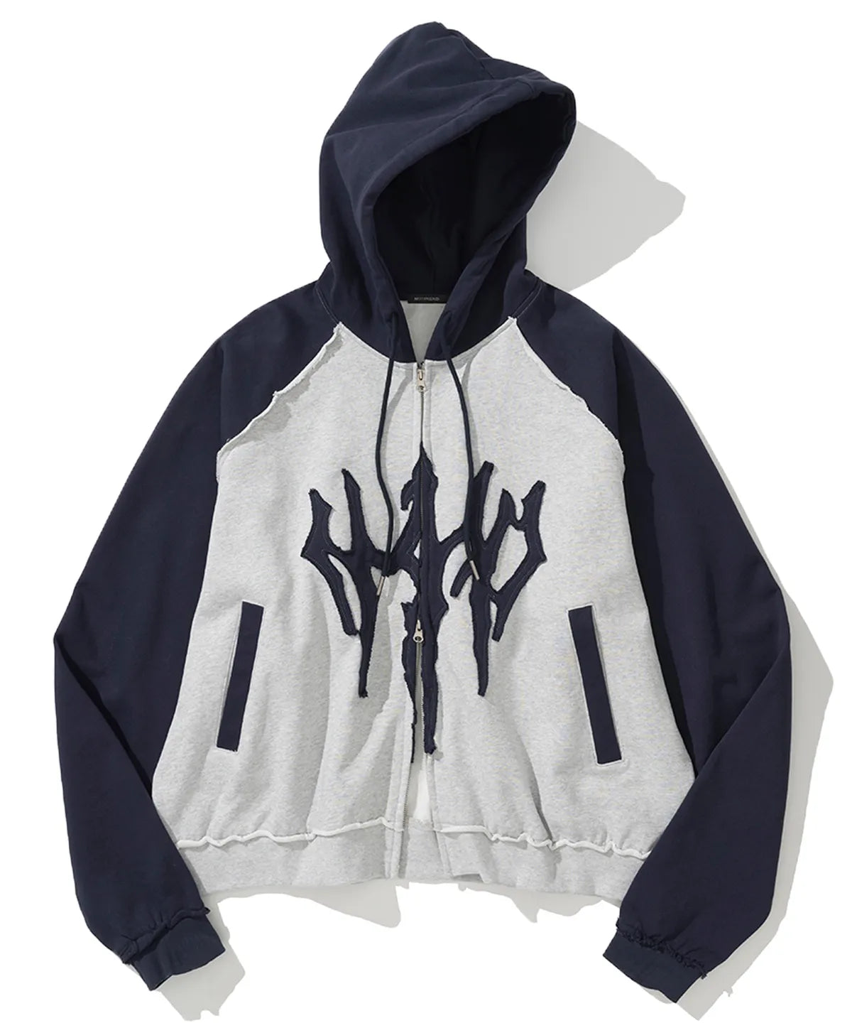 [NCT DREAM Jisung Worn] Not4Nerd Trident Logo Raglan Hood Zip Up