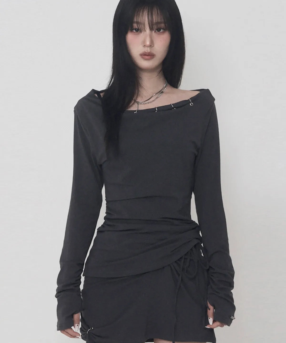 ETRE AU SOMMET Piercing Drape Set-Up Long Sleeve
