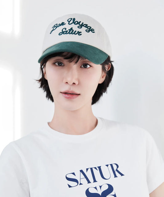 [Park Gyu-young Pick]  Bon Voyage Contrast 5 Panel Ball Cap