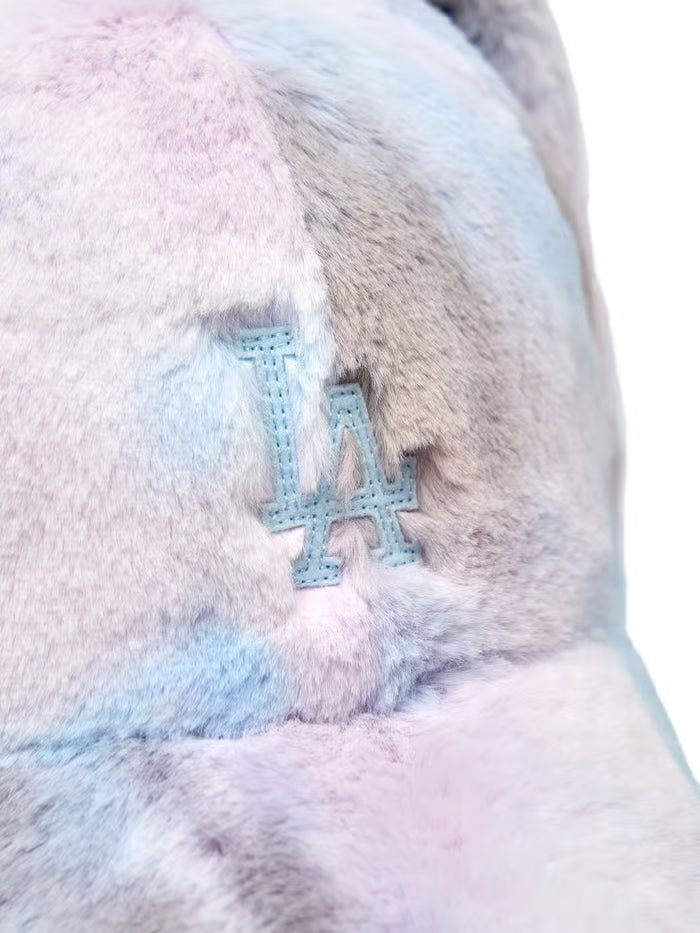 [RESCENE X MLB] 26FW Bunny Colorful Fur Unstructured Ball Cap