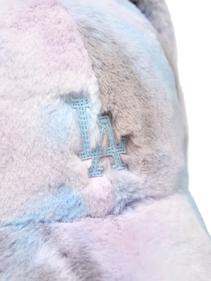 [RESCENE X MLB] 26FW Bunny Colorful Fur Unstructured Ball Cap
