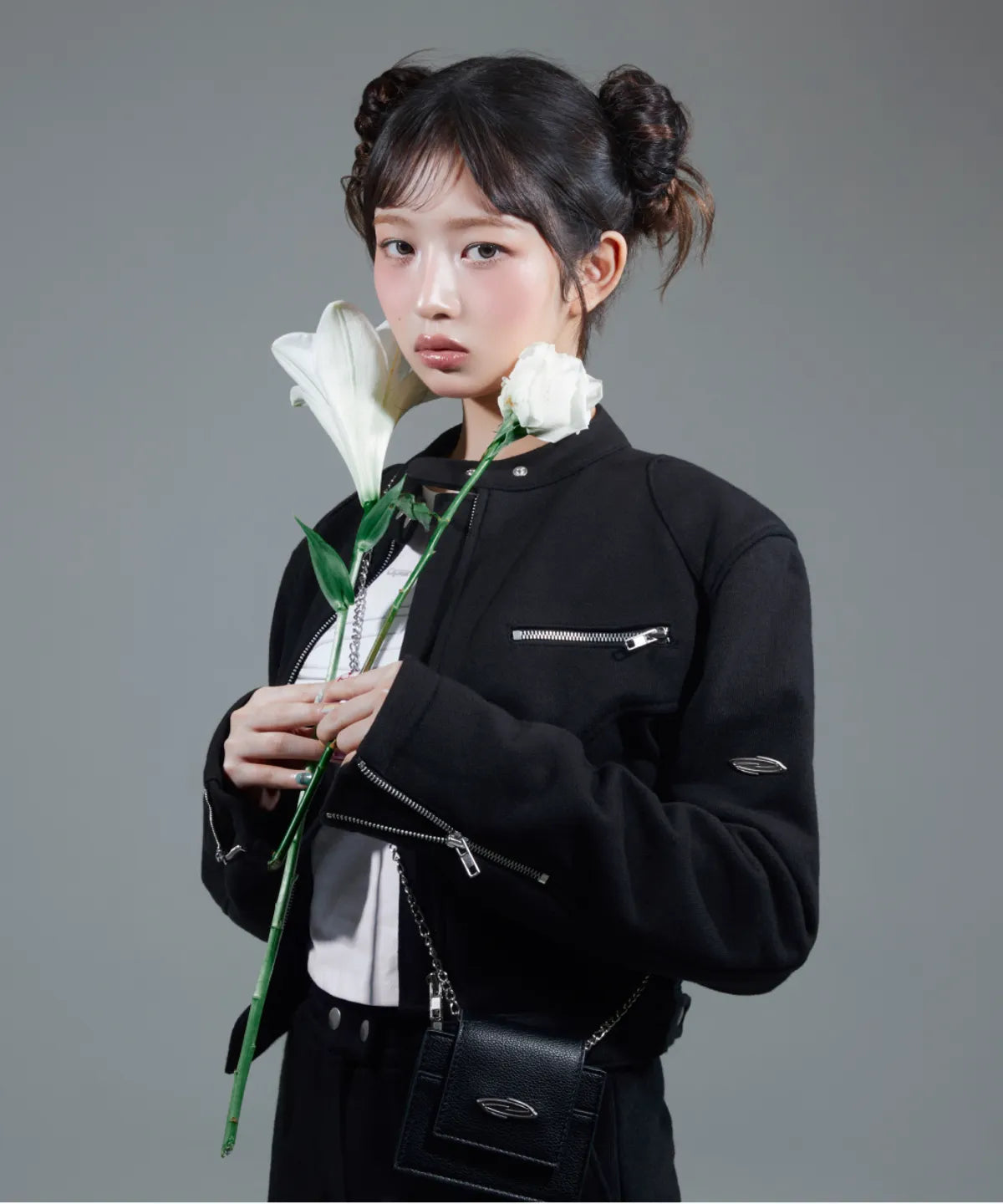 [Ive Rei Pick] Opening Project W Biker Jersey Jacket