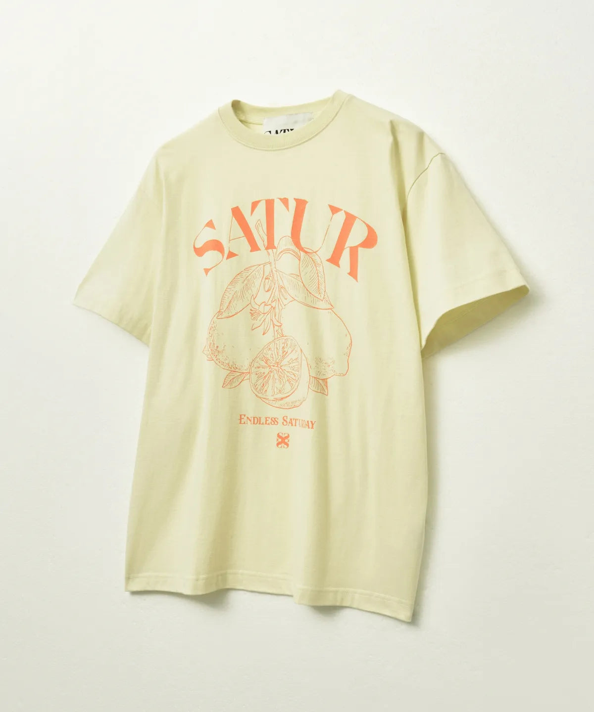 Seventeen Jeonghan and Gyu-young PIck Satur Capri Citron Drawing Summer Graphic Short Sleeve T-Shirt Resort