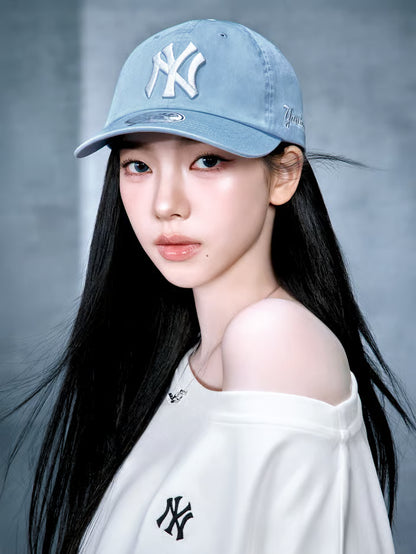 [Aespa Karina & TWS Pick] 26SS MLB Signature Unstructured Ball Cap New York Yankees