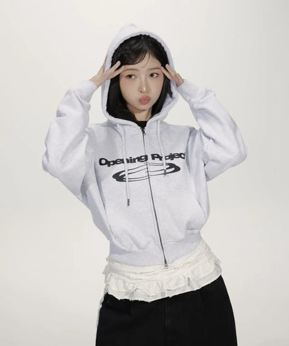[Ive Rei Pick] Opening Project W Identity Hoodie Zip-up