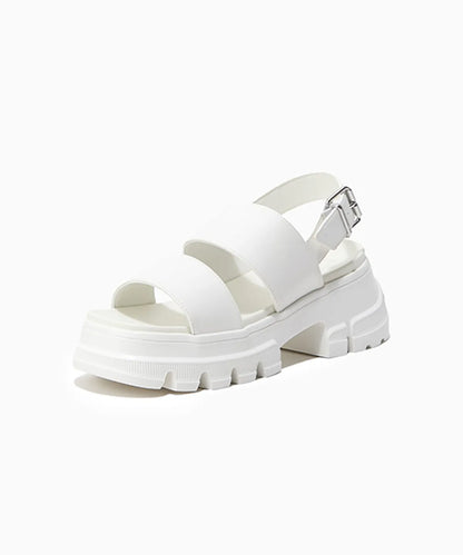 [Ive wonyoung Worn] Tommy Jeans Sashi Leather Platform Sandals