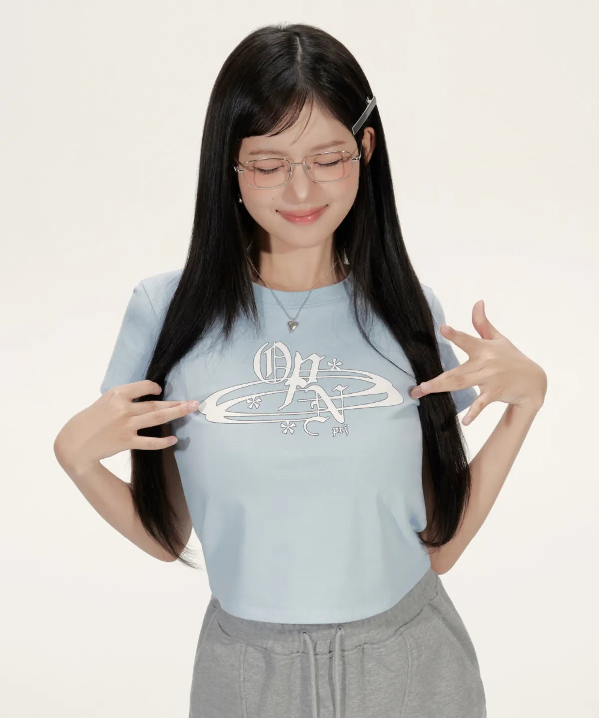 OPENING PROJECT/IVEレイ着用/W Cropped Ribbon Half T Shirt MUSINSA公式 | OPENING PROJECT W Cropped Ribbon Half T Shirt