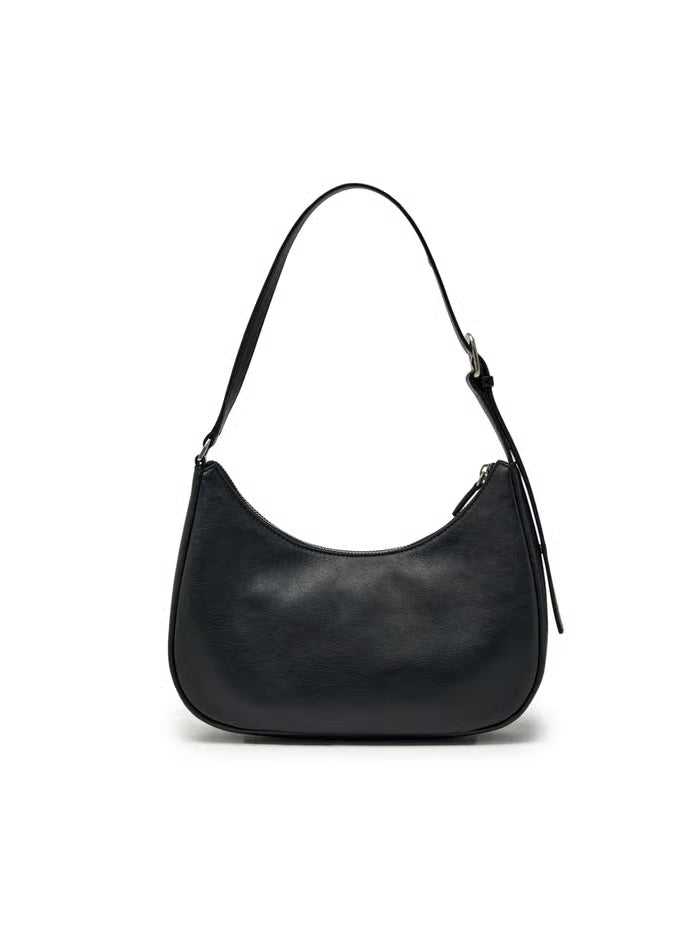 [Ive Gaeul Worn] MLB Basic Vintage Logo Hobo Bag New York Yankees