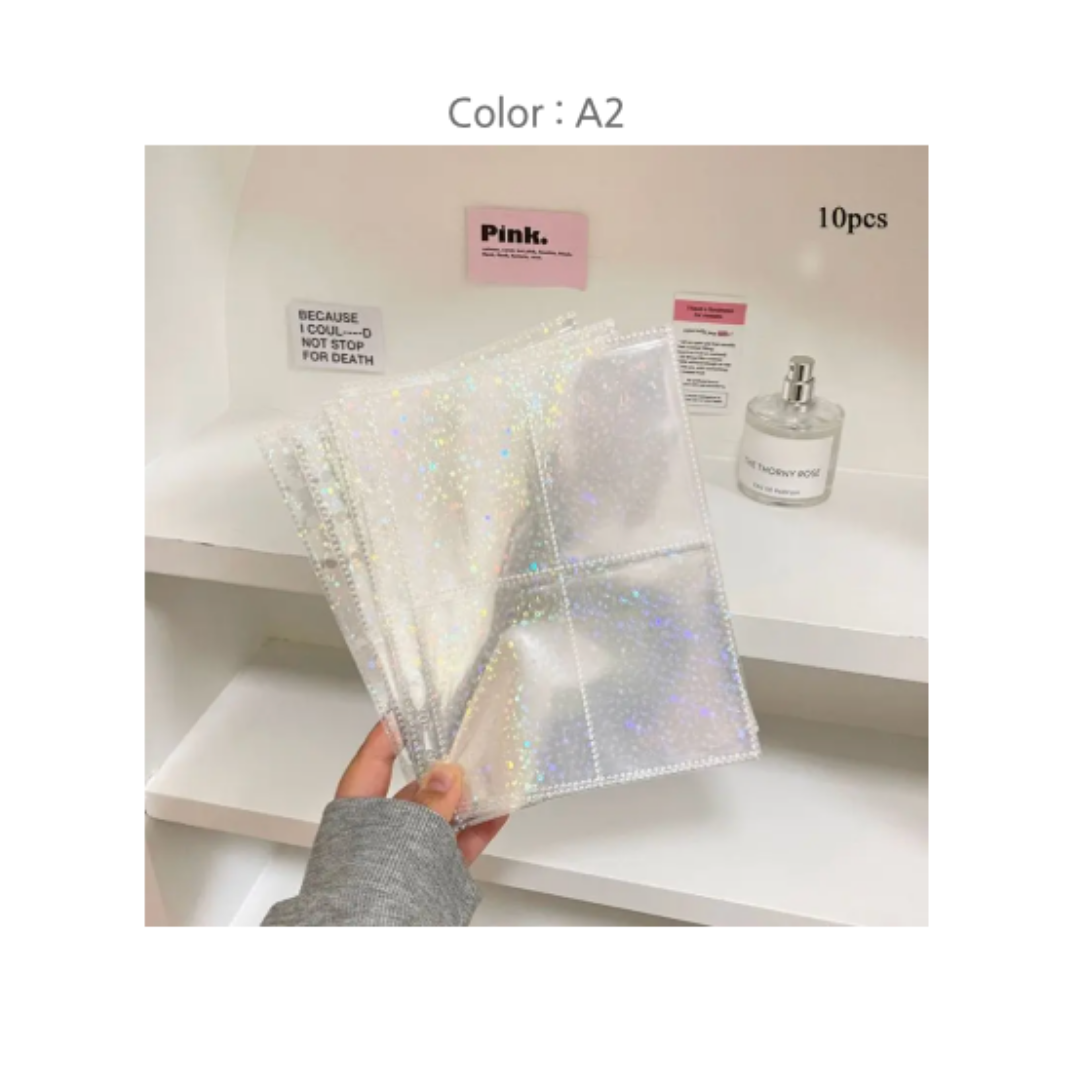 A5 Photocard Binder Sleeve Card Inner Page Album Sheet Collection Book