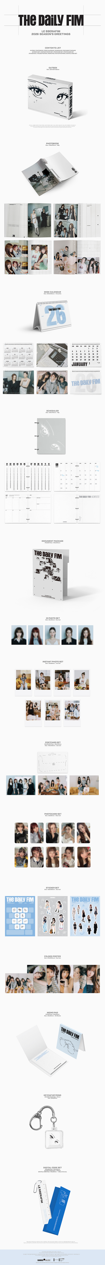 LE SSERAFIM 2026 SEASON’S GREETINGS - THE DAILY FIM