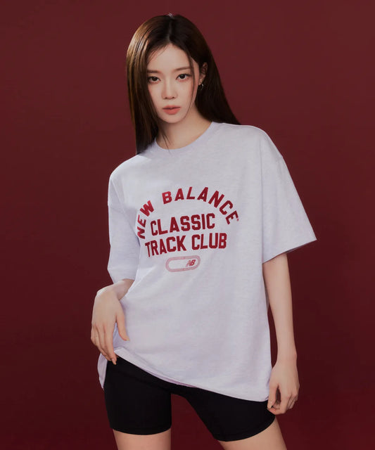 [Aespa Winter Pick] New Balance UNI Track Club Short Sleeve T-shirt
