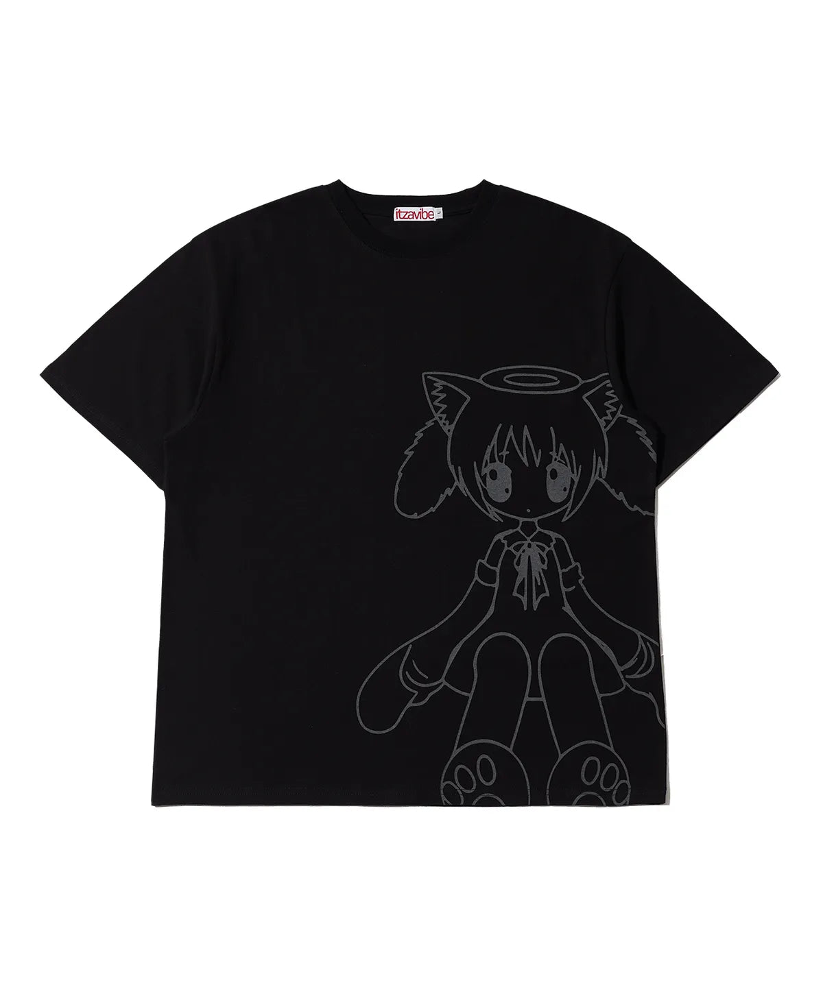 [Aespa Karina Worn] Itzavibe Cat Girl T-Shirt