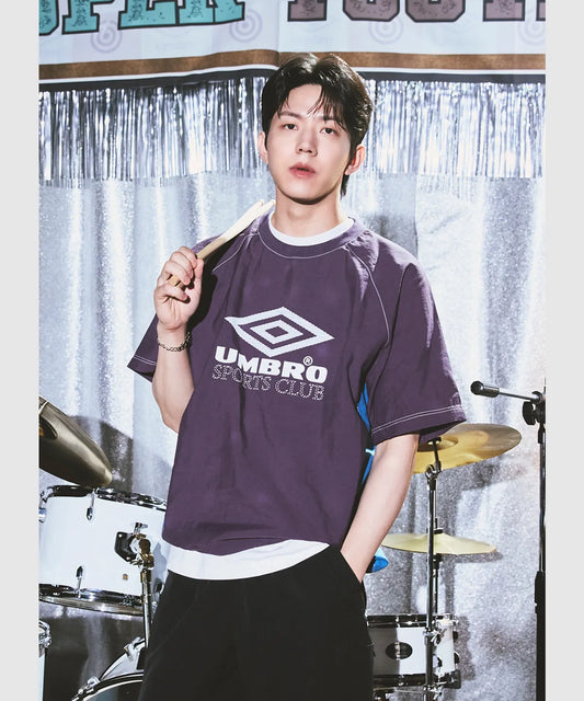 [DAY6 x Umbro] Krispy Taslan Short-Sleeve Piste – Purple