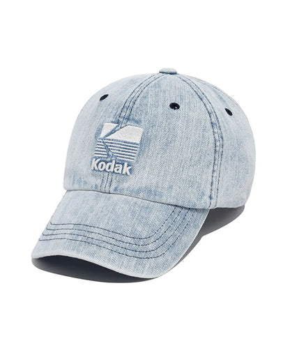 [TXT Beomgyu Worn] Kodak Vintage Blue Washing Ball Cap