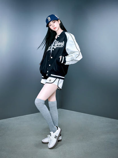 [Karina PICK] MLB Women's Basic Small Logo Running Dolphin Pants
