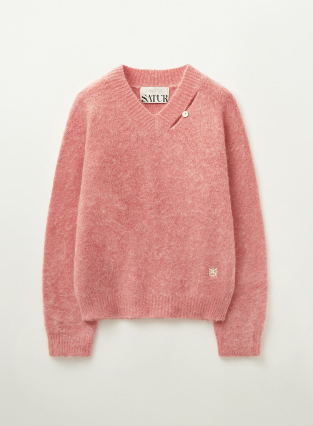 [Riize Pick] 25FW Satur Essen Two-Tone Mohair Pullover Knit