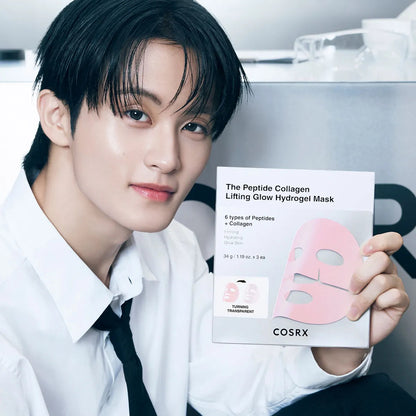 [NCT Mark Pick] Cosrx The Peptide Collagen Lifting Glow Hydrogel Mask_3 Sheets