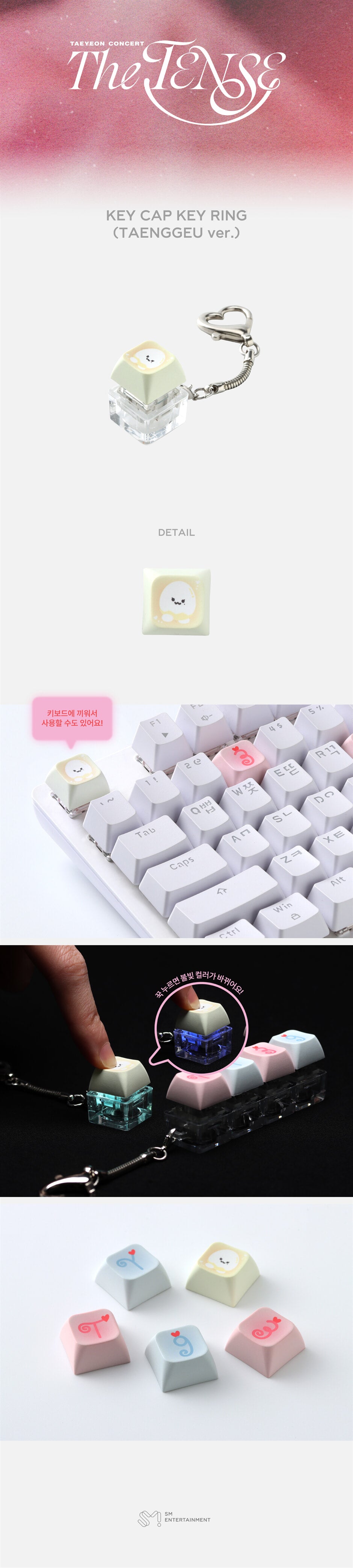[2025 TAEYEON CONCERT 'The TENSE'] KEY CAP KEY RING MERCH MD