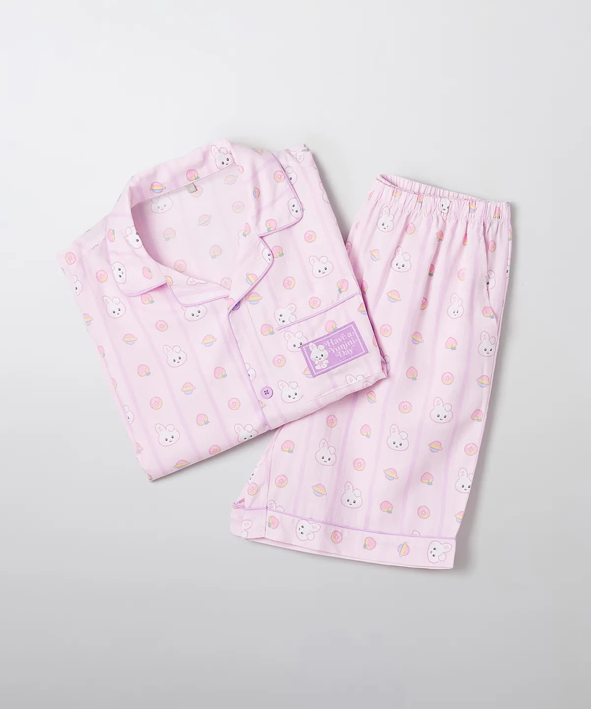 ★ SPAO★ Zeroni short sleeve pajamas YELLOW SPPPF38U12 ZEROBASEONE - SPAO WITH ZERONI 2ND COLLECTION SHORT SLEEVE