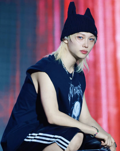 [Straykids Felix & Bts V Worn] Atiissu Doberman Beanie