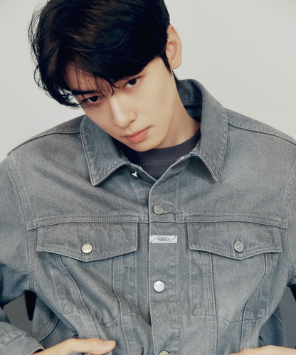 [Cha Eunwoo Worn] Marithé et François Girbaud Denim Trucker Jacket