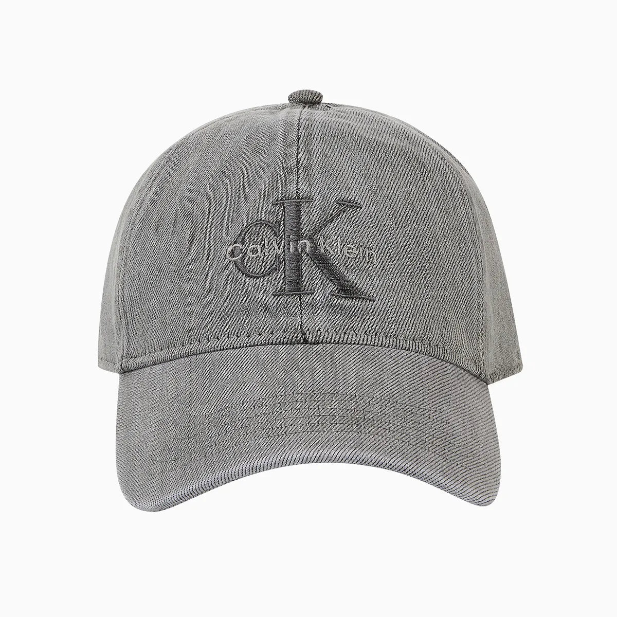 [BTS Jungkook Worn] Calvin Klein Jeans Unisex Monogram Denim Embroidered Ball Cap
